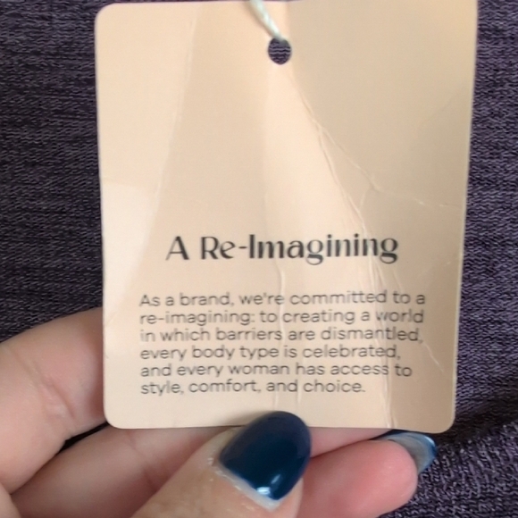 BloomChic Purple Pleated Blouse Relaxed Fit - Picture 5 of 6